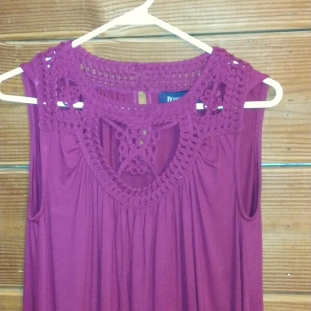 Roamans twisted embellished tunic